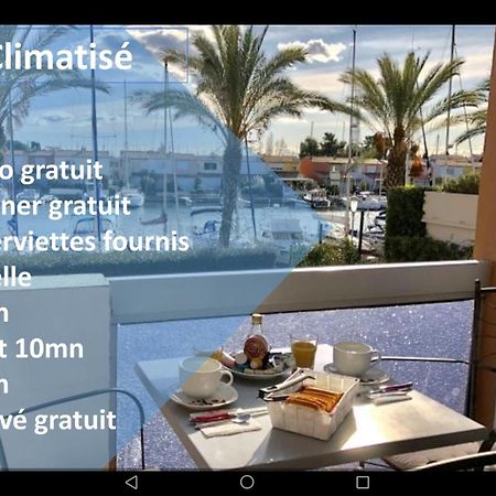 Cap Capistol Studio Le Cap D'Agde Vue Port Luaran gambar