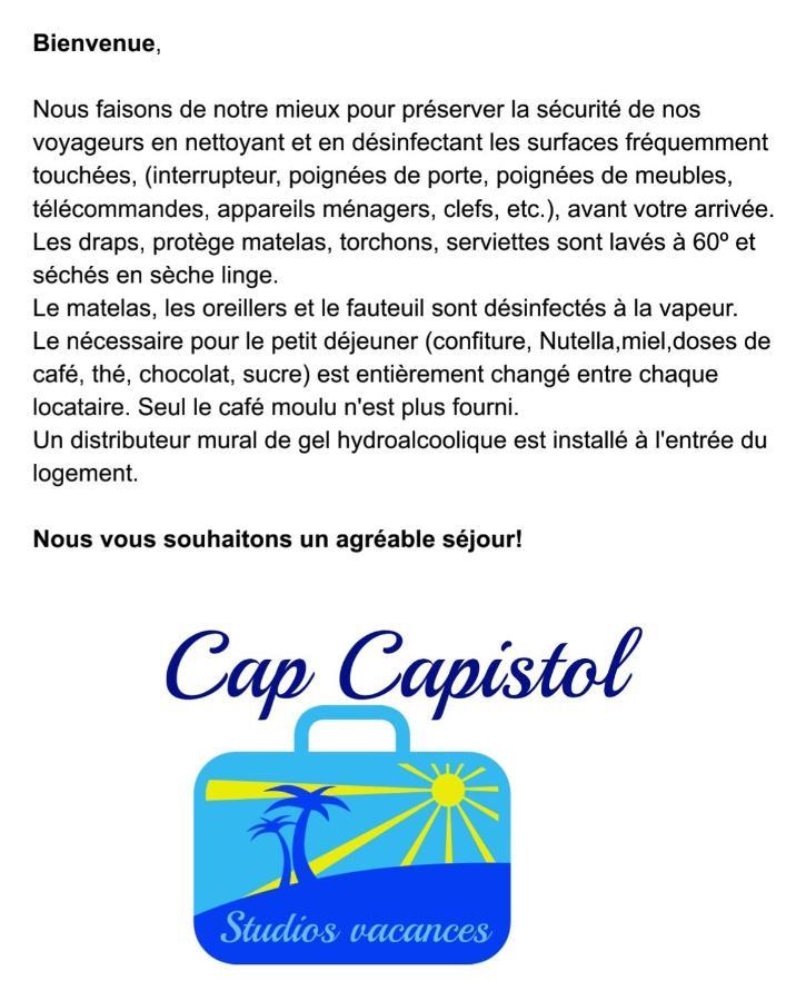 Cap Capistol Studio Le Cap D'Agde Vue Port Luaran gambar