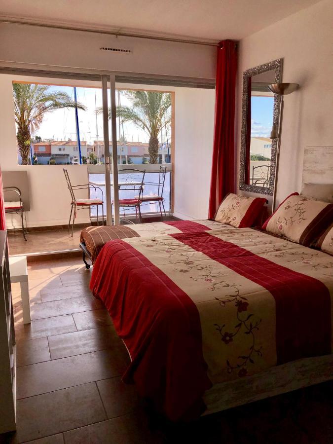Cap Capistol Studio Le Cap D'Agde Vue Port Luaran gambar